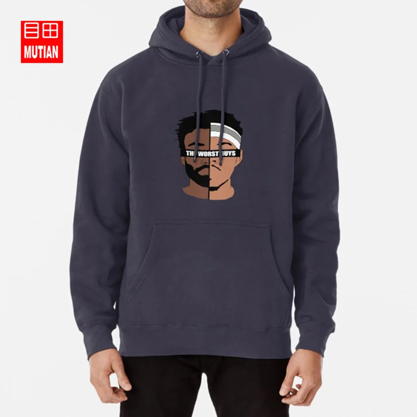 Худи для худших парней свитшоты детский Гамбино шанс рэпер рэп НБ худшие парни 3