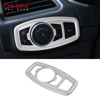 for ford edge 2015 2016 2017 car styling interior accessories abs plastic matte car fog lamp light adjustment switch cover trim