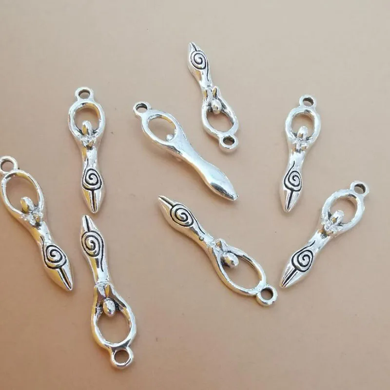 30 шт. очаровательные подвески в стиле богини плодородия матери земли симбол Duble