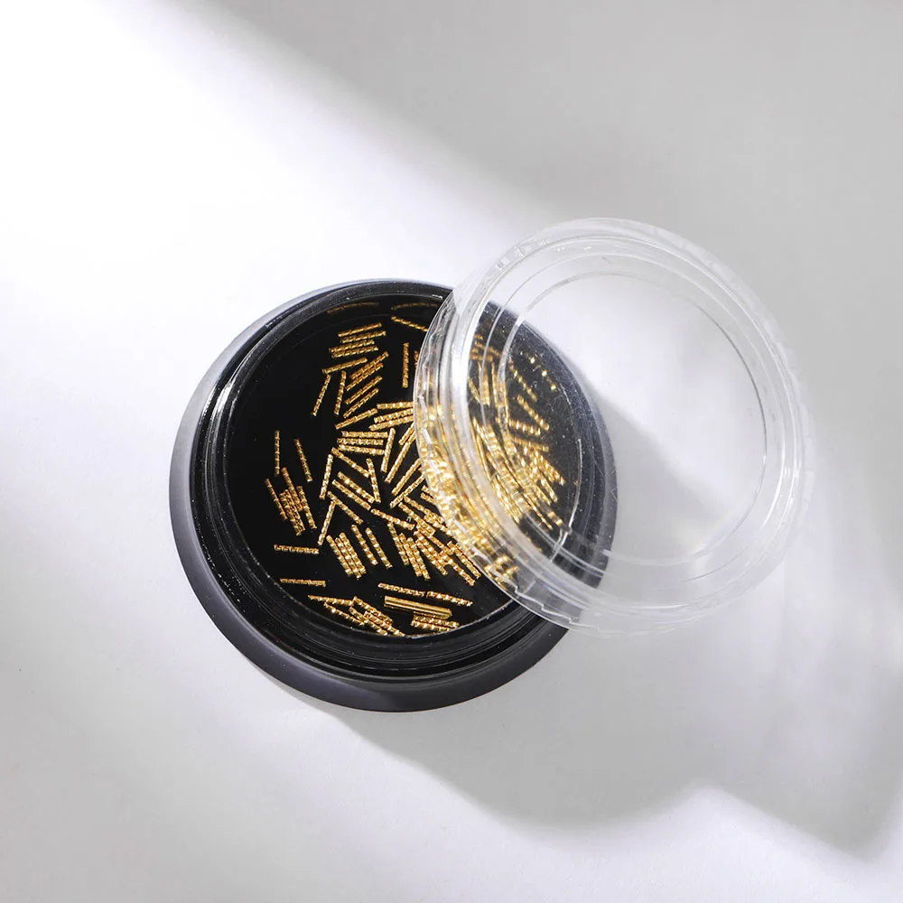 

100Pcs 3D Nail Art Designs Classic Copper Gold Aolly Rivet Studs for Nails Tips Decorations Flakes Threaded Metal Rods 4/8/10mm