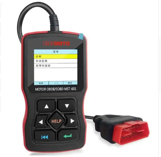 Мотоцикл код читателя автоматический MST 601 по каналам OBDII/EOBD (система бортовой