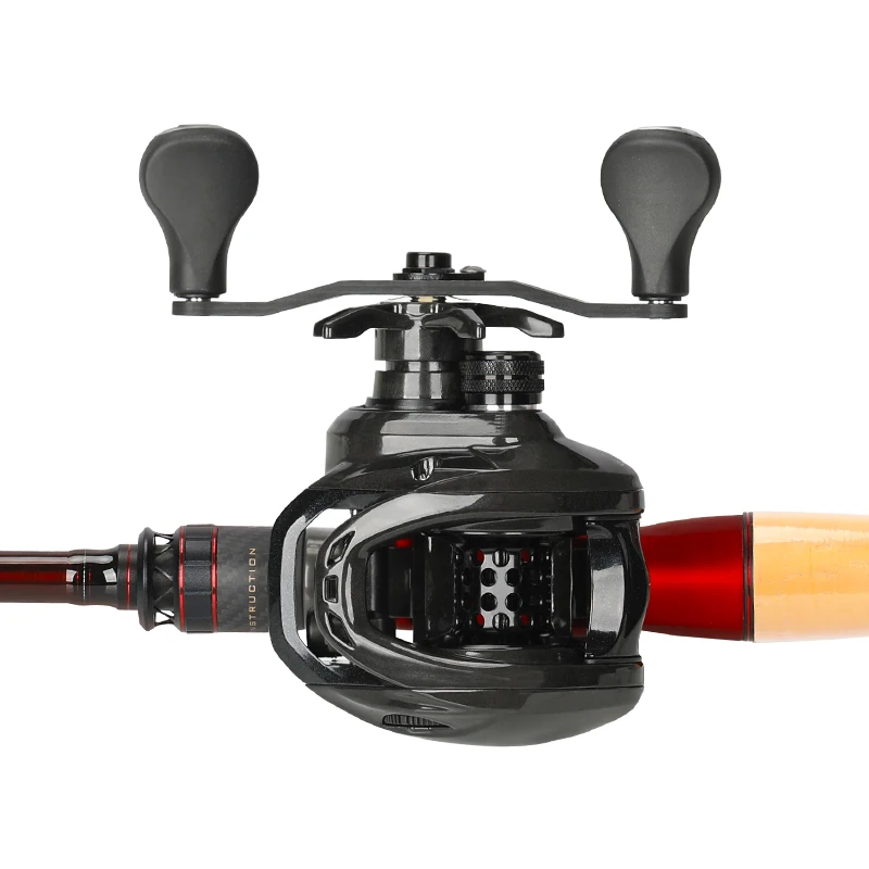 

TSURINOYA DARK WOLF 100 Casting Fishing Reel 10+1BB 6.4:1 Ultra-light Carbon Saltwater Freshwater Lure Fishing Reel Pesca Peche