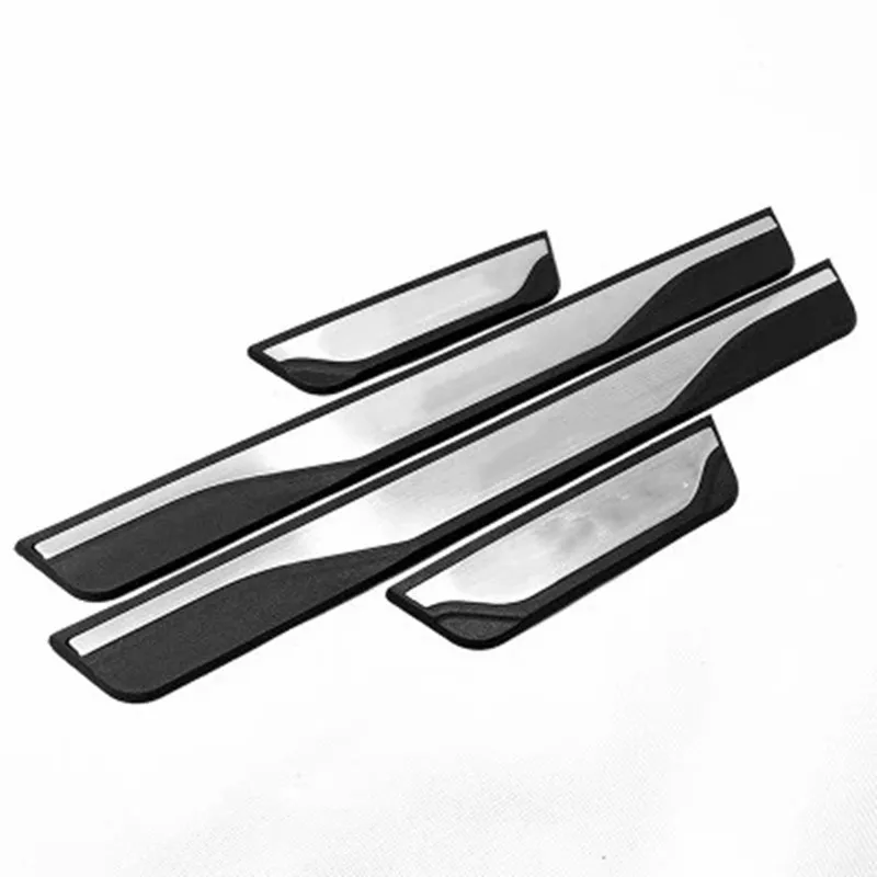 

Аксессуары для стайлинга автомобиля для Kia Stonic 2017-2019, протектор порога, накладка из нержавеющей стали, стикер для стайлинга автомобиля, 4 шт.