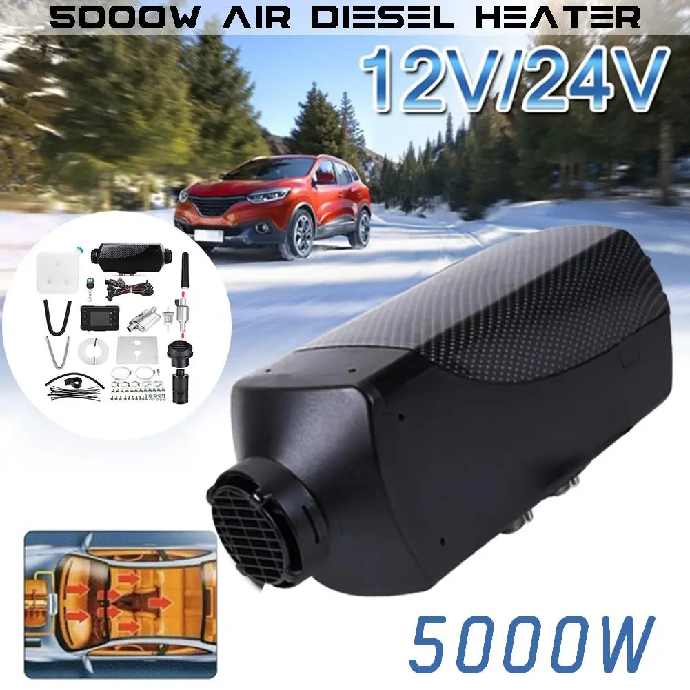Обогреватель автомобильный 5 кВт 12 В воздушный дизельный обогреватель