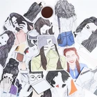 21 шт. милые модные повседневные Декоративные Канцелярские принадлежности для девочек, Стикеры для рукоделия, скрапбукинг, сделай сам, дневник, альбом, Стик, этикетка