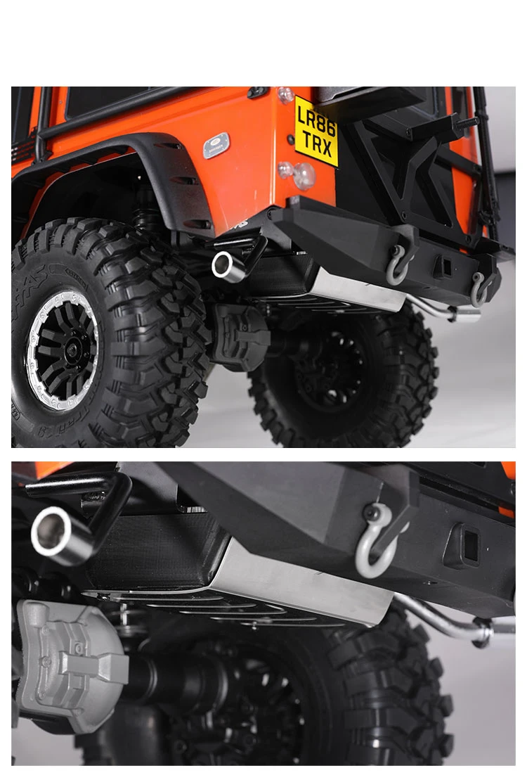 Масляный бак и выхлопной Хвост Для 1/10 RC Гусеничный автомобиль TRX4 TRX-4 T4 Defender Bronco K5 блейзер