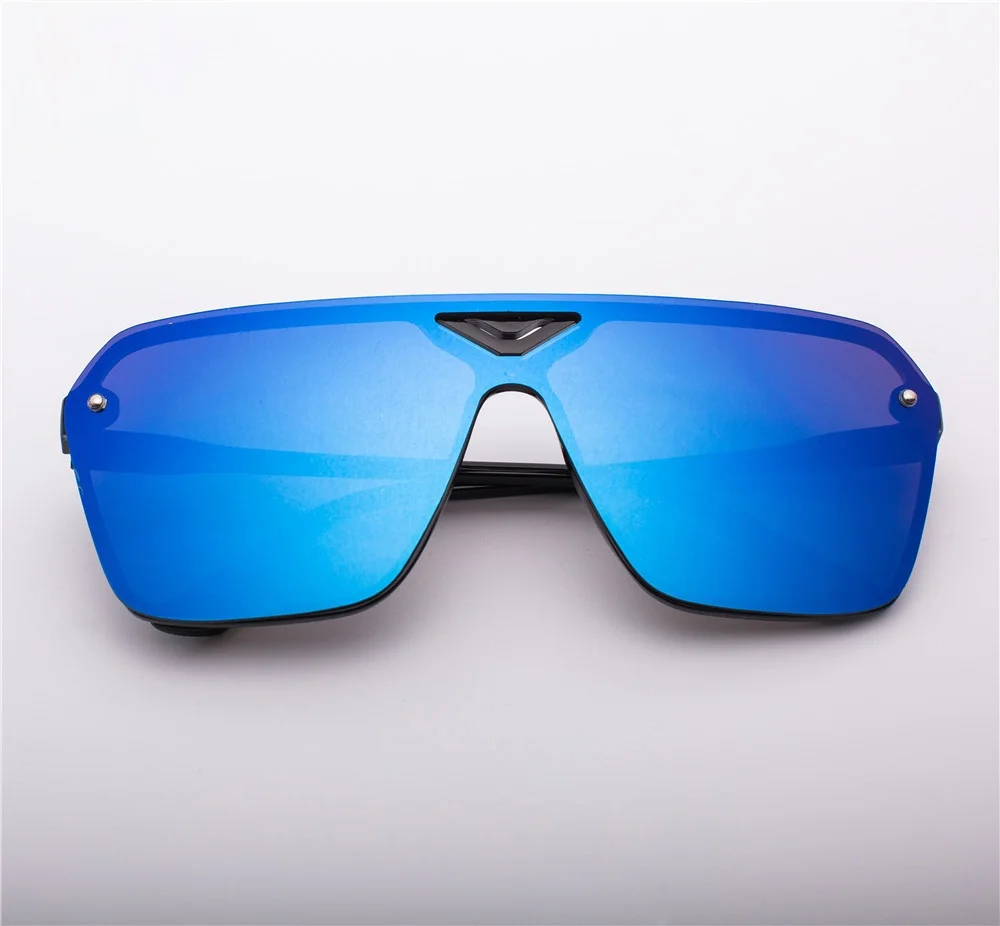 

2020 New Goggle Plastic Male Driving Sports Men Dazzling Sunglasses Men Brand Designer Trendy Retro Sun Glasses oculos de sol