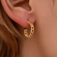 earrings 2020 trend for women hoop accessories gold earrings fashion vintage jewelry round small geometry earring girls pendants
