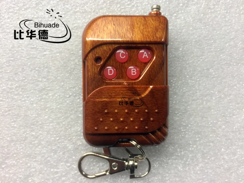 Горячая продажа Универсальный 433 МГц беспроводной красного дерева 4 канала копия
