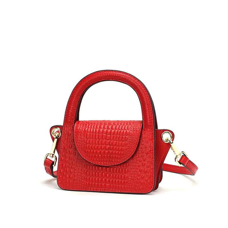 

OLN Brand Small Women's Handbag Fashion Designer Crocodile Leather Mini Shoulder Bag For Women Top Quality Crossbody 2021 New