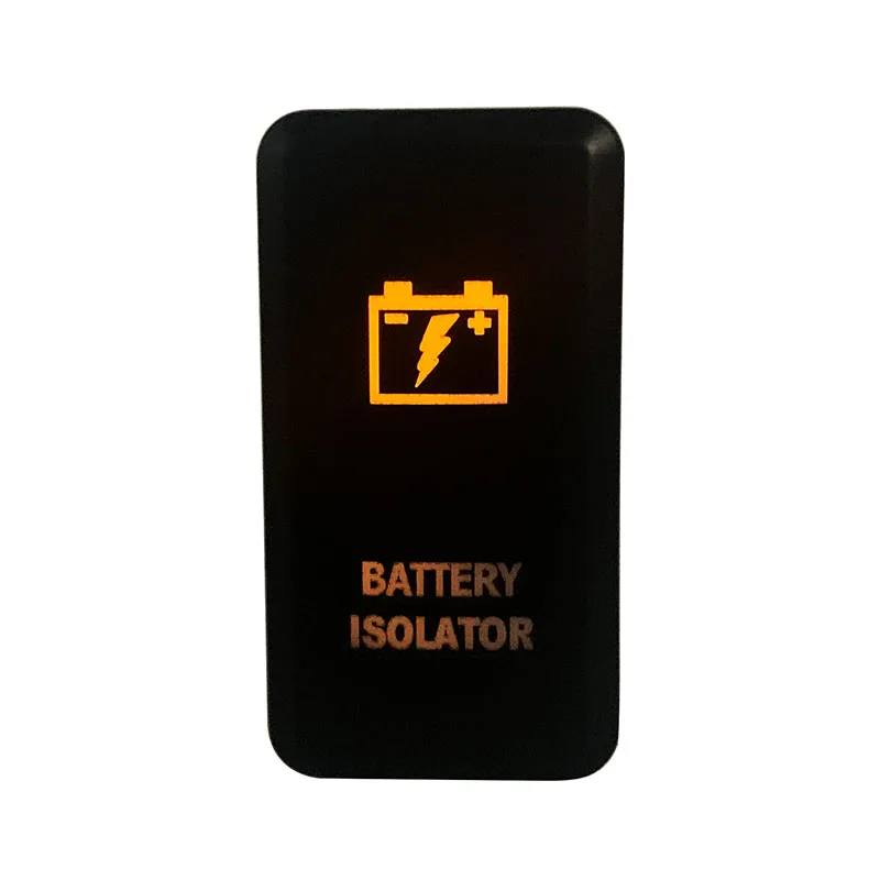 Разветвитель батареи кнопочный переключатель оранжевый светодиод для Toyota Landcruiser