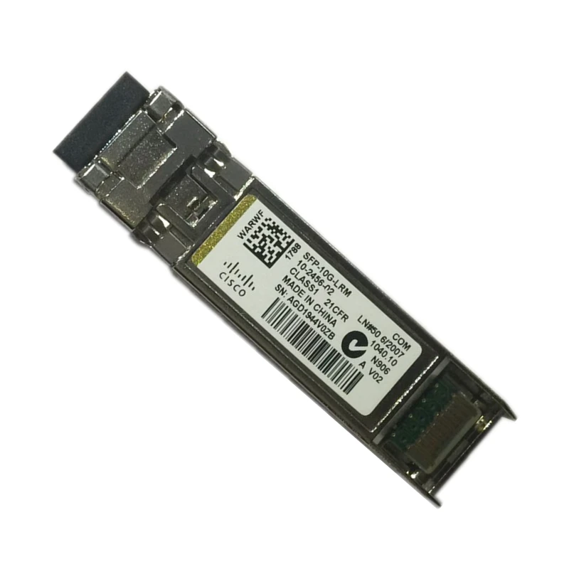 Натуральная SFP-10G-LRM = 10GBASE-LRM 1310nm 10 Гб одномодовый приёмопередатчик типа SFP 10G LRM |
