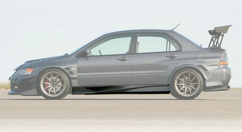 Для Mitsubishi Evolution EVO 8 9 VTX Cyber Evo стиль стекловолокно боковая юбка FRP стекловолокно дверь шаг крышка комплект дрейф гоночная часть
