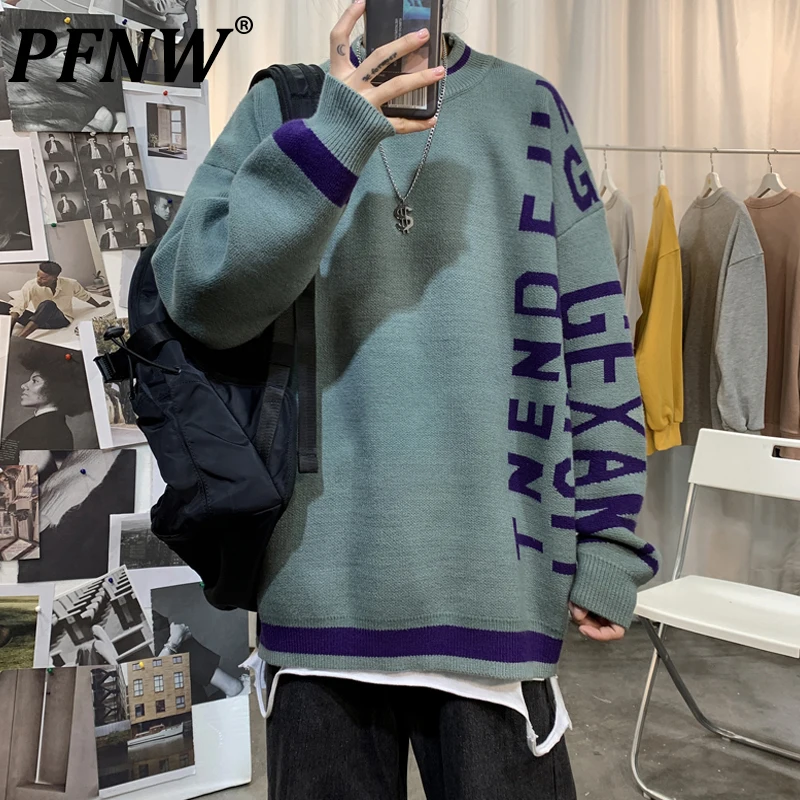 

PFNW 2021 новый черный, серый, Женский трикотажный джемпер с потертостями и дырками, парный 5XL пуловер в стиле Харадзюку 2X1492