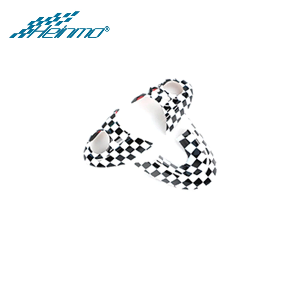 Checker Для MINI Countryman F60 для MINI Clubman F54 для MINI Cooper F56 F57 наклейка на руль автомобиля для MINI Cooper аксессуары - Название цвета: Checker