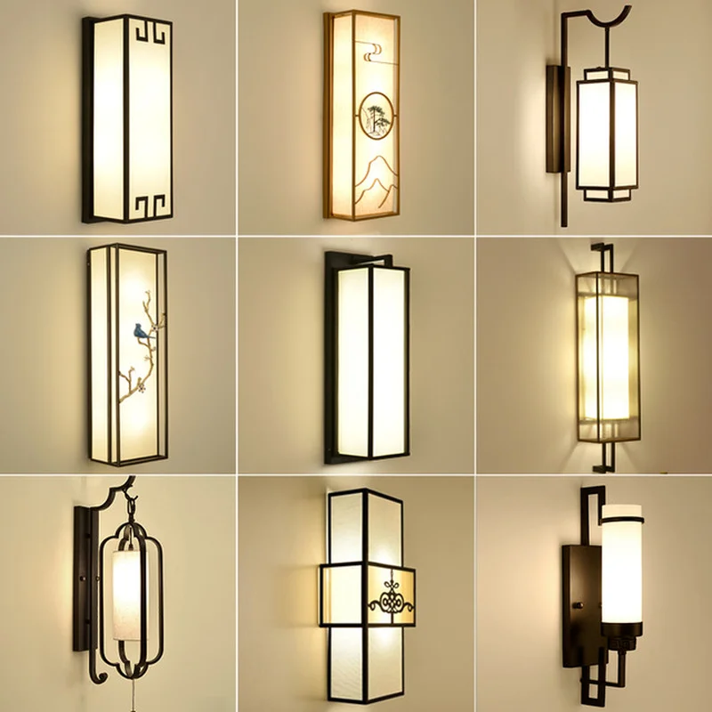 Новый китайский упрощенный гостиной кабинет спальни прикроватный проходной