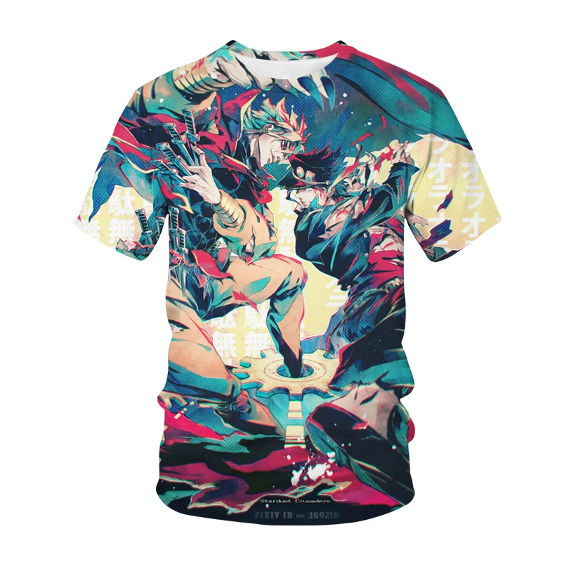 Футболка Мужская/женская с 3D-принтом Невероятные приключения Джоджо | Мужская