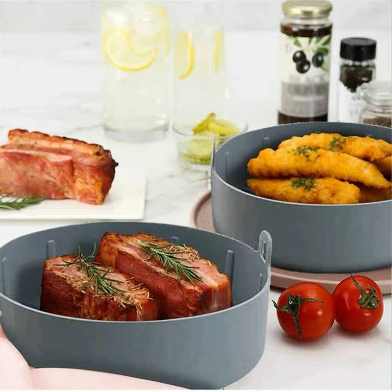 

Non-stick Bread Cake Mat Accessories Removable Microwave Baking Heat Resistant Kitchen Basket Air Fryer Silicone Pot Grill Pan