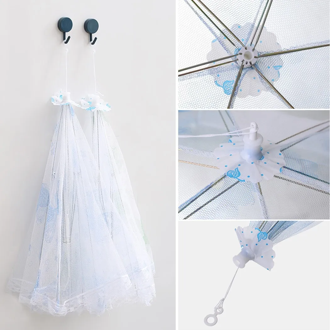 1 шт. чехол для еды портативный зонтик стильный Противомоскитный тент Купольная