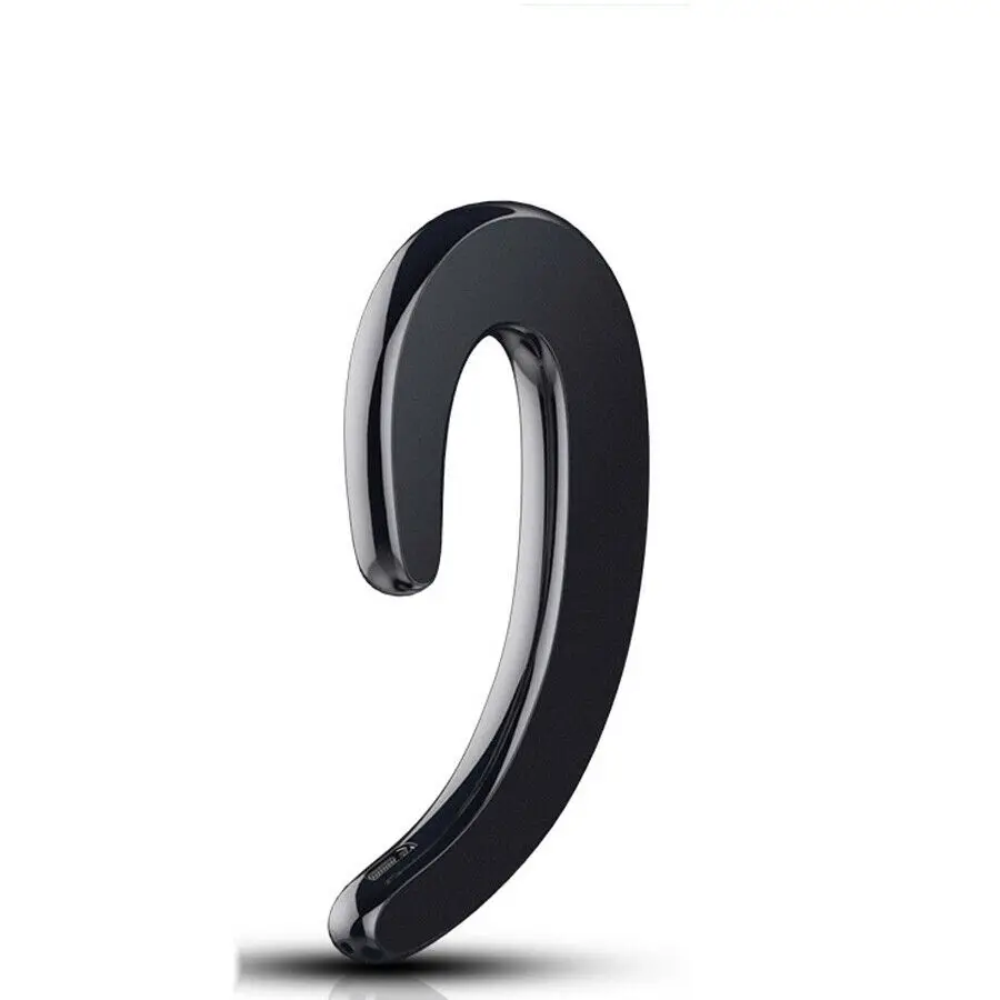 Bluetooth 5,0 наушники с технологией костной проводимости Спорт стерео Беспроводная гарнитура - Цвет: Черный