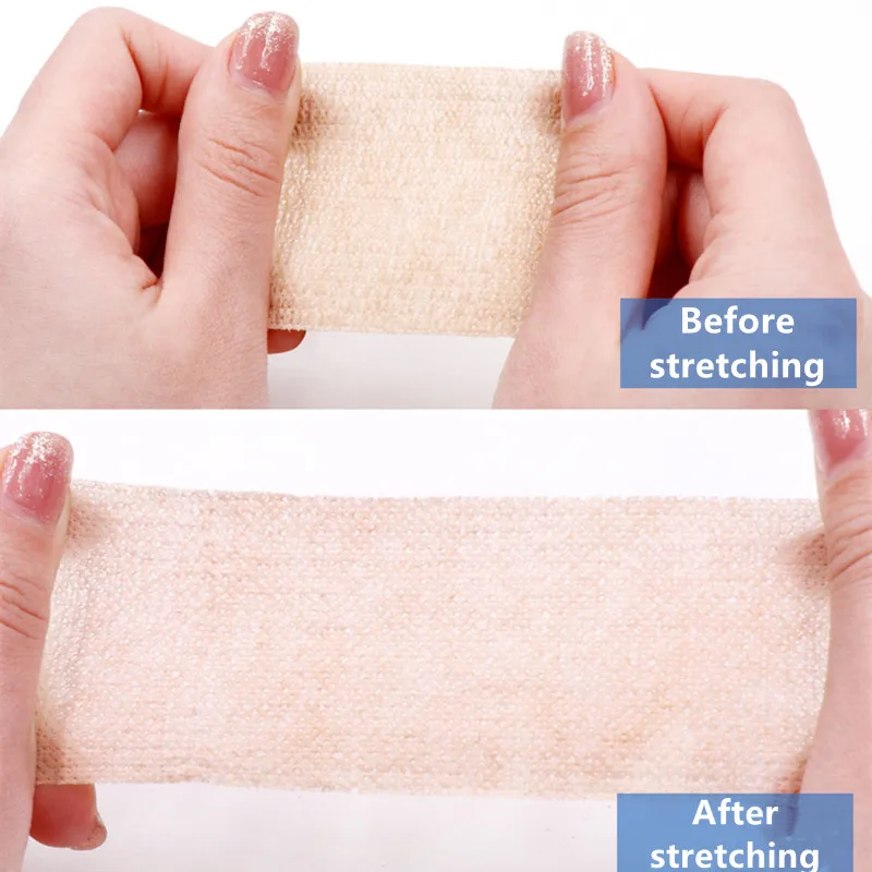 1 шт. 4 размера спортивная самоклеящаяся эластичная бандажная лента 5 м