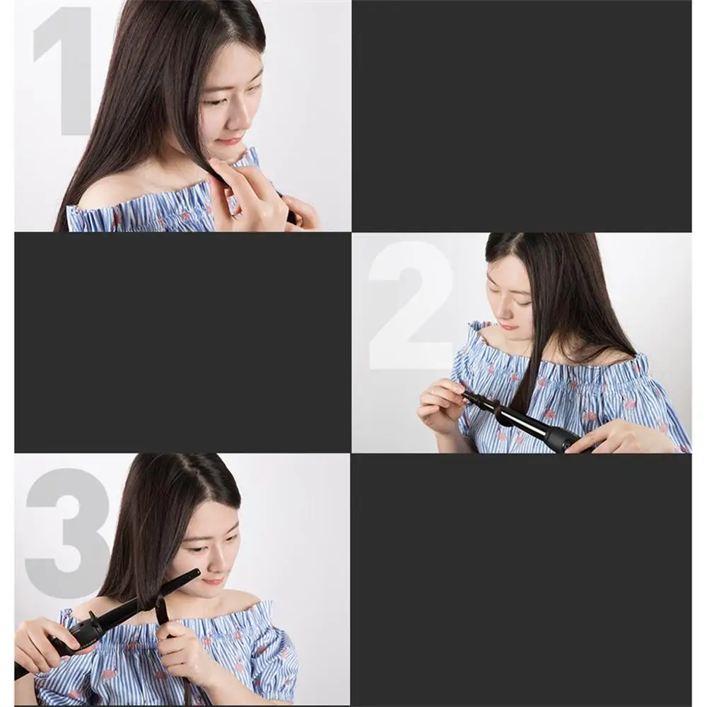 19 мм девушка милый Мини Профессиональный нагрев анион выпрямитель сухое и