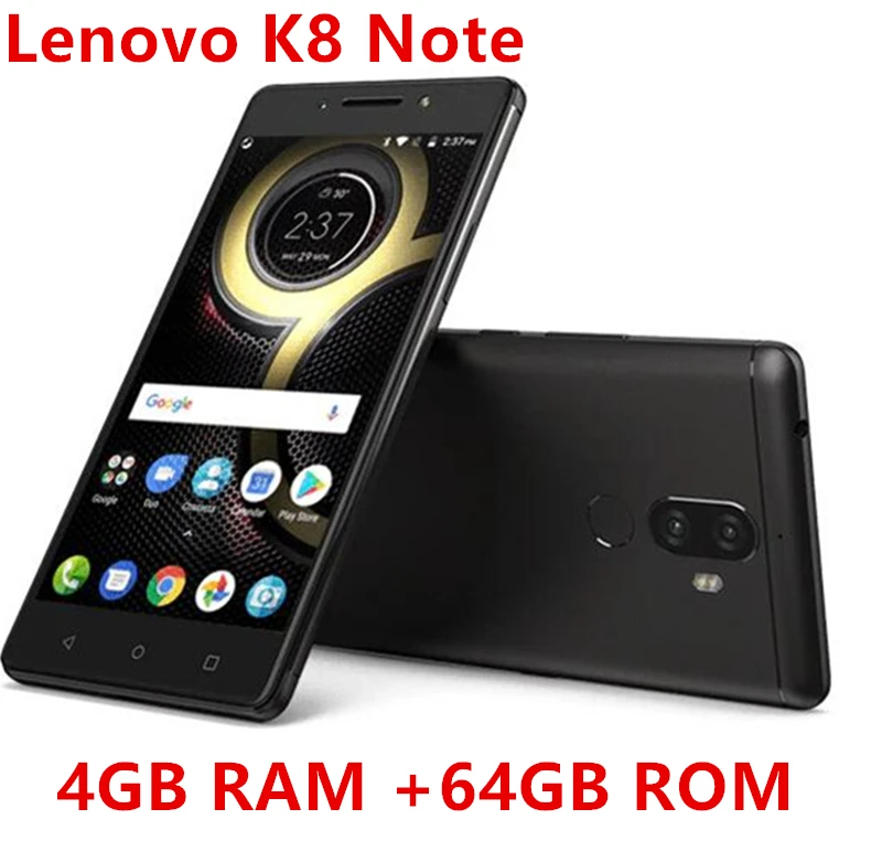 Глобальная версия lenovo K8 Note 4G LTE смартфон 5 &quot4 Гб ОЗУ 64 ПЗУ отпечаток пальца 4000 мАч