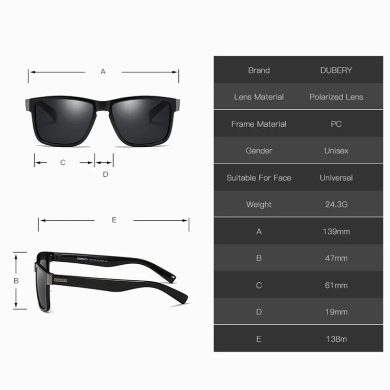 Солнцезащитные очки Мужские поляризационные дизайнерские для вождения в темное