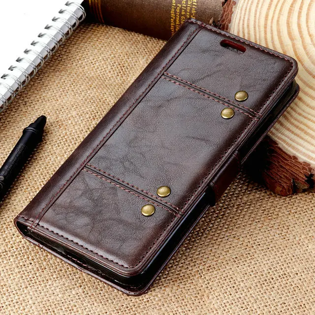 Dark brown (HBW) 6,3 ''Realme Q чехол Роскошный кожаный кошелек 360 Защитный флип броня для Funda OPPO Realme Q чехол настоящий Me Q RealmeQ слот для карт - Цвет: Dark brown (HBW)
