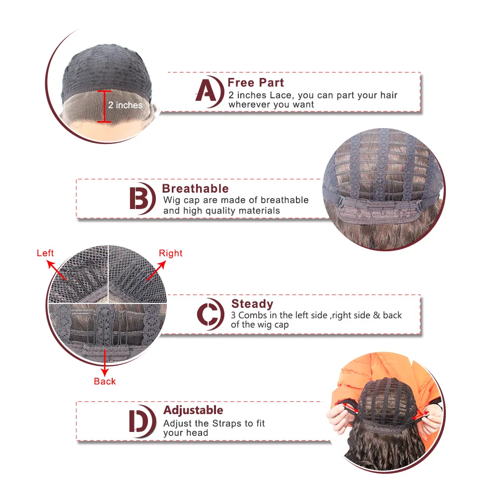 Аногол темно коричневый Омбре синтетический парик фронта шнурка афро длинный