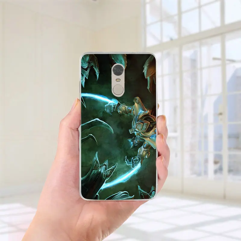 Silicone for Xiaomi Redmi Mi Note 3S 4X 4A 6 5 5S 5A 8 A1 Pro Plus Max 2 3 Soft TPU Phone Cases StarCrafts Zerg Protoss Art | Мобильные