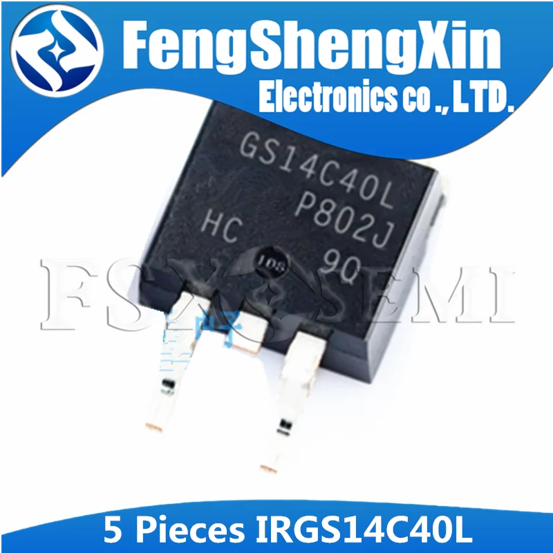 5 шт. IRGS14C40L TO-263 IRGS14C40 TO263 GS14C40L SMD IGBT с передатчиком ворот на чипе и зажимами для