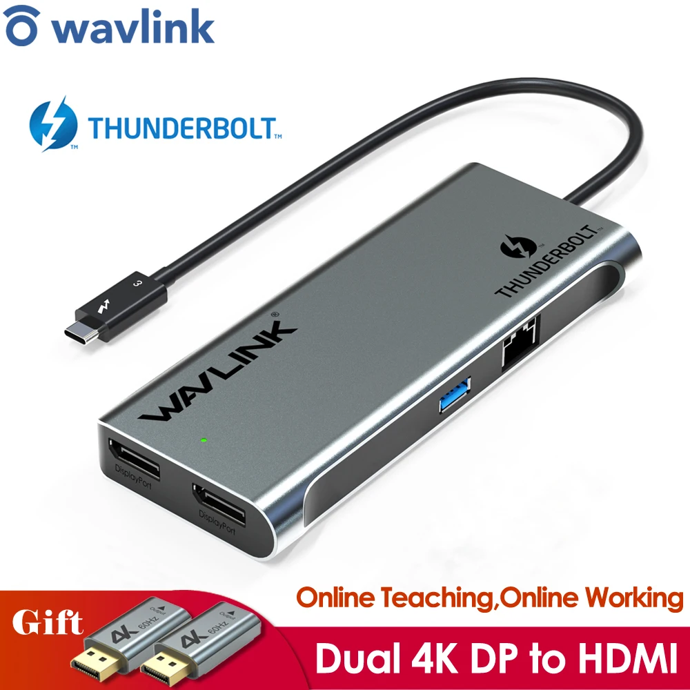 Док-станция Thunderbolt 3 с двойным дисплеем 4K/Single 5K @ 60 USB 0 | Компьютеры и офис