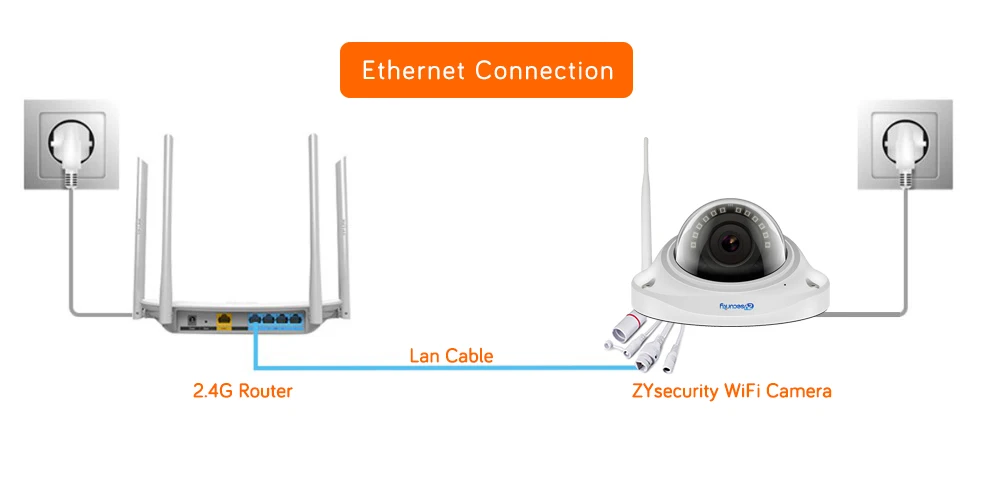 Zyбезопасности 1080p Wifi камера CamHi приложение Onvif 20 м ночного видения Vandalproof SD карта двухсторонняя аудио сигнализация домашняя охранная CCTV камера