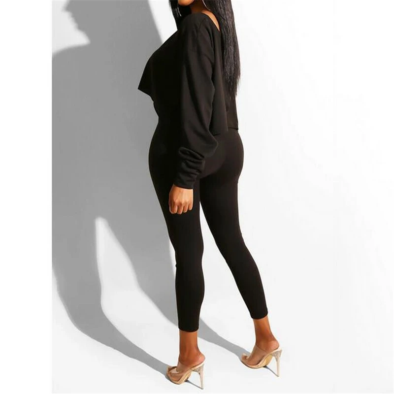 Женский спортивный костюм повседневный комплект из двух предметов свитер и