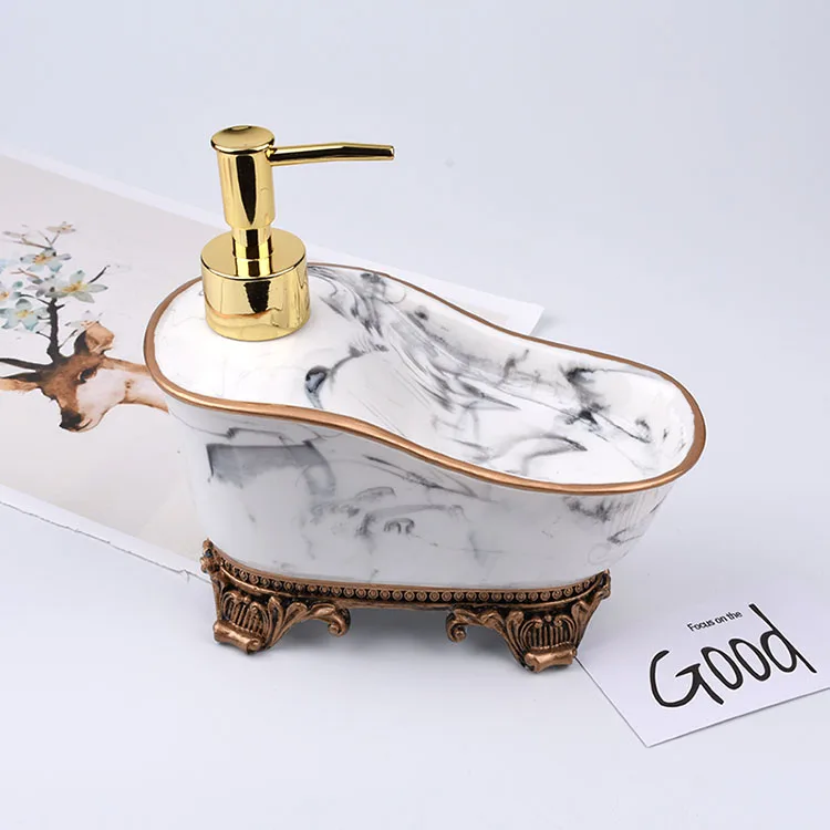 Европейский Стиль дома дозатор для жидкого мыла насос шампунь бутылка