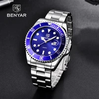 benyar 2021 new top brand luxury miyota 2115 quartz chronograph watch for men sport casual fashion waterproof relogio masculino