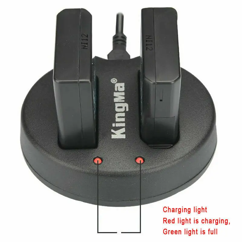

EN-EL14 Battery USB Dual-Battery Charger For Nikon D5200 D3200 D3100 D5100 D5300 Digital Camera