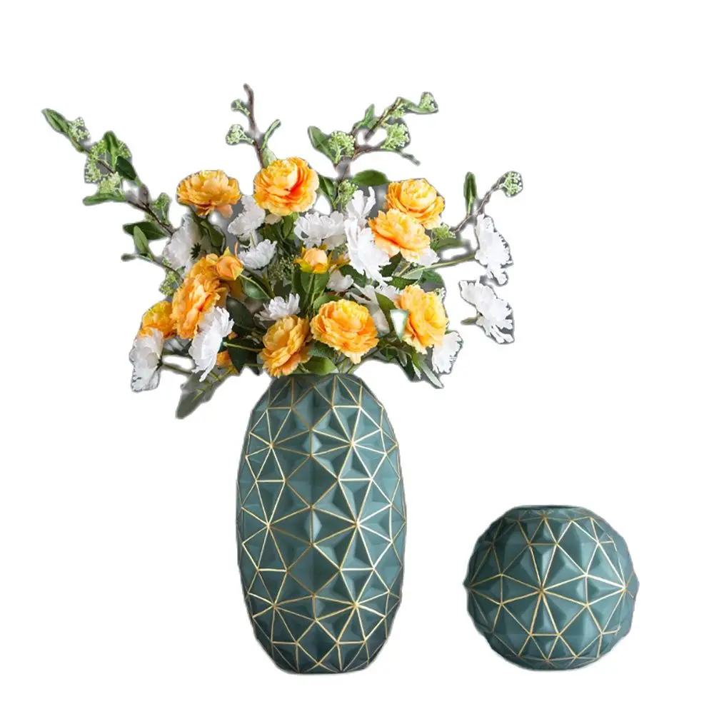 Креативная стеклянная ваза в скандинавском стиле большая декоративная для