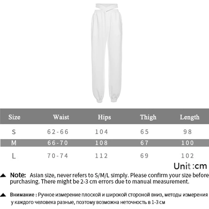 

Heart Pattern Hollow Out Loose Cargo Pants Women White Gray Cross High Waist Sweatpants Aesthetic Bottoms Pantalon Blanc Femme