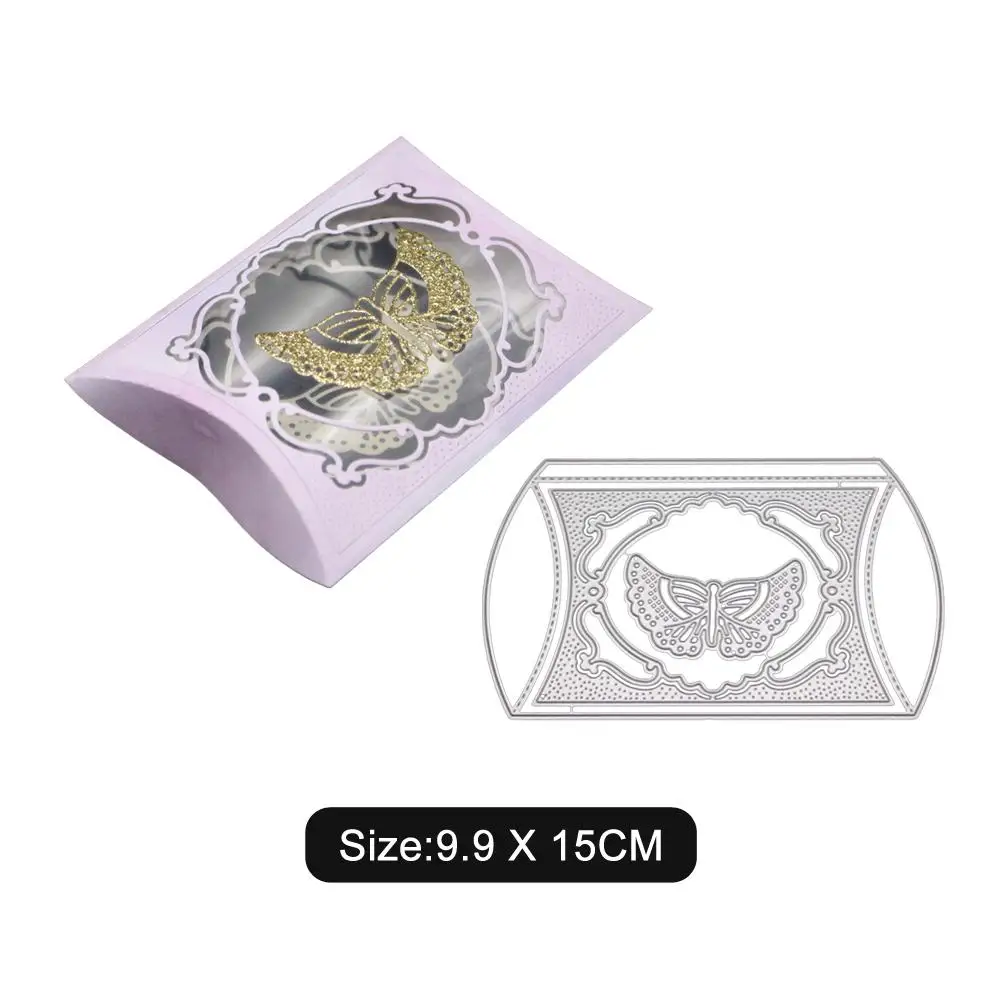 &quotСделай сам&quot с гравировкой углерода Сталь трафарет для аппликаций бабочка 3D