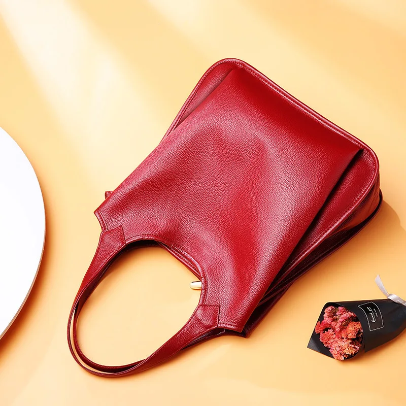 Женская сумка из воловьей кожи на одно плечо | Багаж и сумки