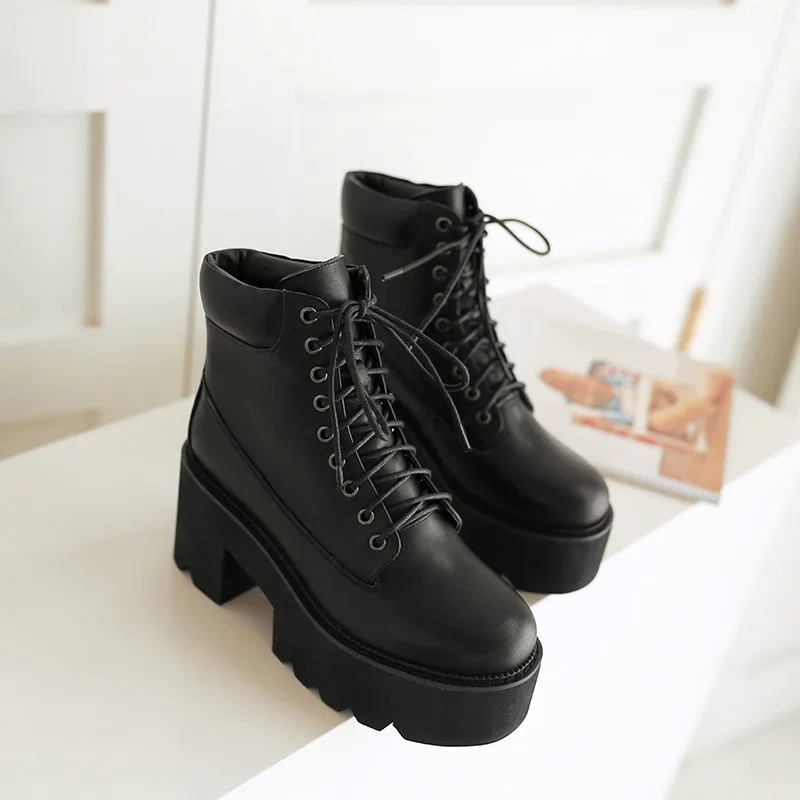 Женские ботильоны из натуральной кожи на шнуровке размеры 34 40|Женские