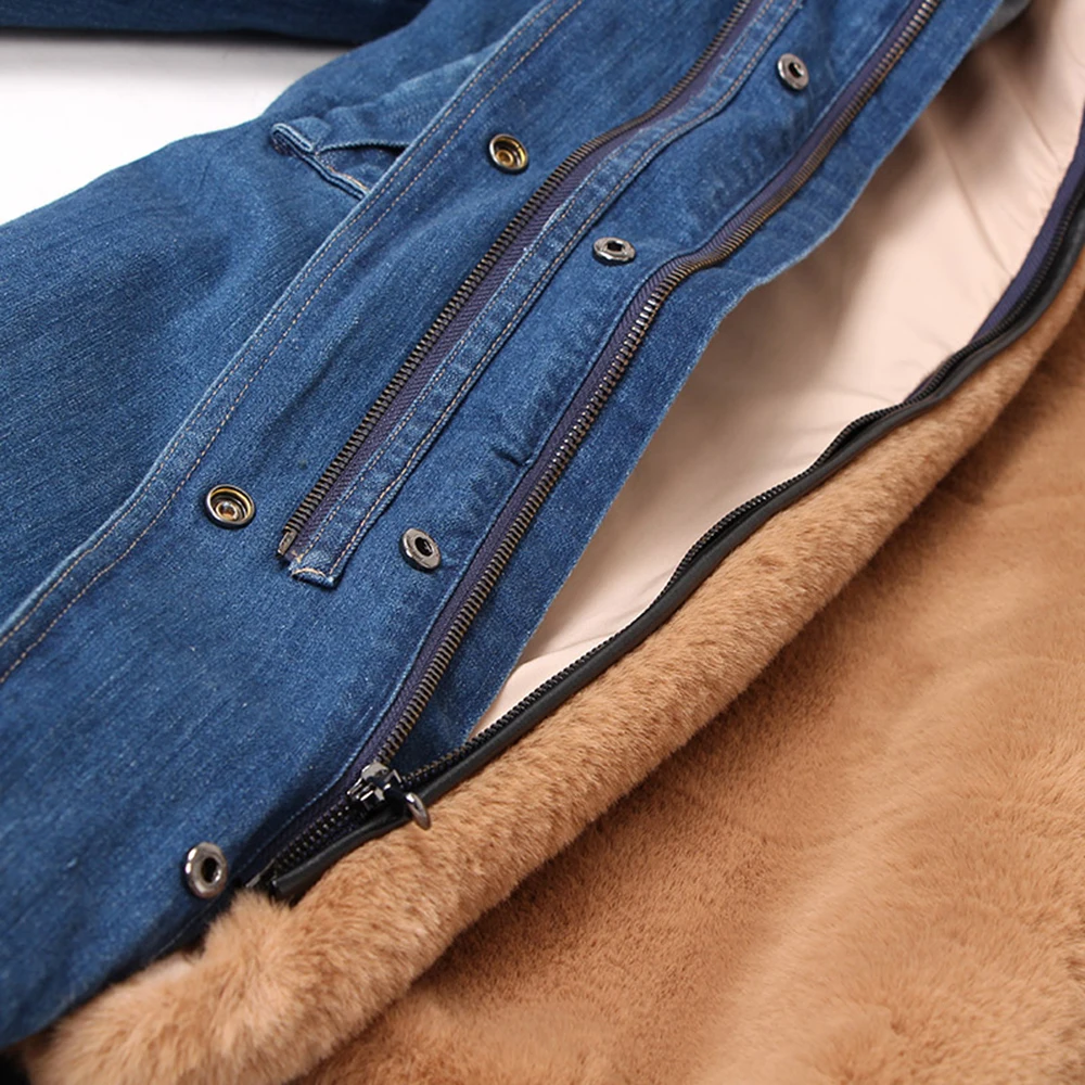 Новый увеличенный воротник MAOMAOKONG из меха енота ролевая Вышивка средней длины