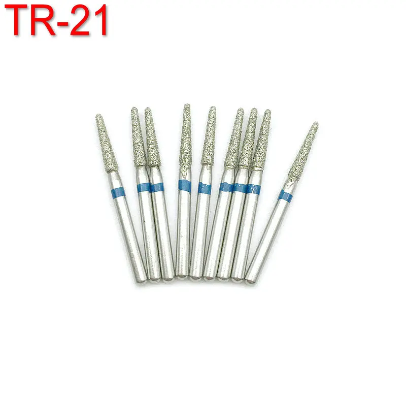 10 шт. Стоматологические алмазные FG высокоскоростные боры для полировки