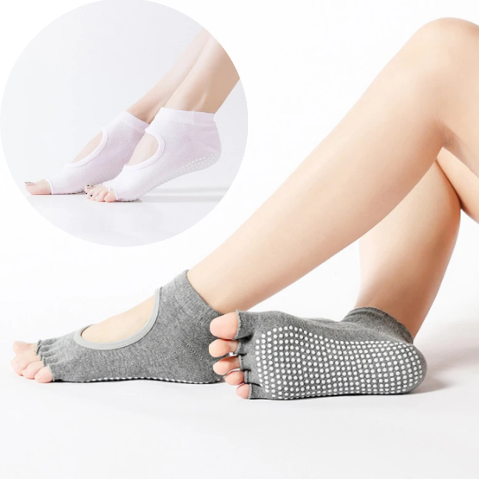 1 пара носки для йоги нескользящие женские тренажерный зал Фитнес спортивные