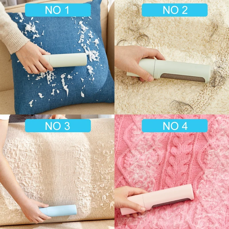 

Pet Hair Remover Brush Lint Roller Dog Fur Hair Dust Removal Brush for Clothes