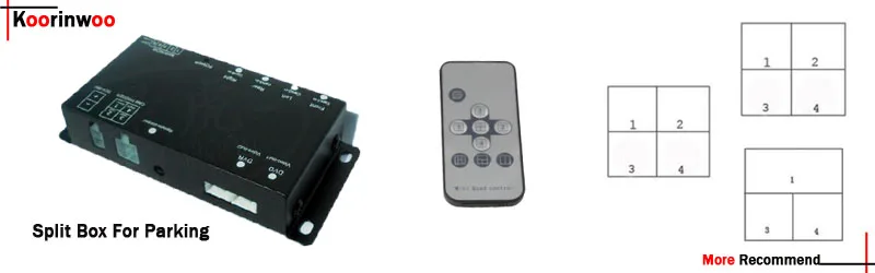 Koorinwoo для sony HD 4,3/5 дюймов зеркальный монитор с парковочными датчиками автомобиля 4 радара комплект звуков повышающая задняя камера Черный Белый парк