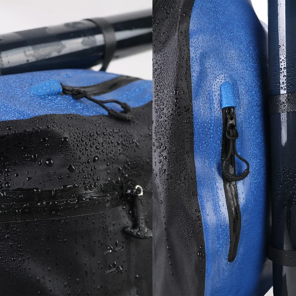 Maxcatch Fishing Bag 100% Waterproof Fsihing Backpack Dry 25L Ultra-durable 840D with YKK Zipper Tube Holder | Спорт и развлечения
