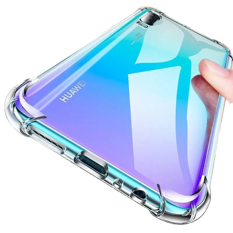 

Luxury Shockproof Silicone Case For Huawei P30 Lite P20 P40 P10 Mate 20 30 10 40 Lite Pro Honor 20 V20 P Smart 2019 Back Cover
